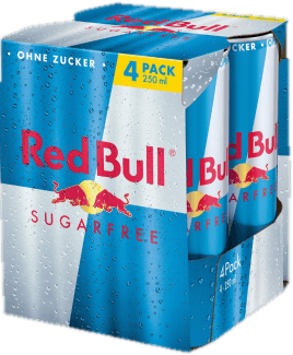 Red Bull Energy Drink Sugarfree 4Pack (EINWEG)