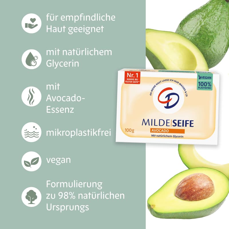 CD milde Seife Avocado