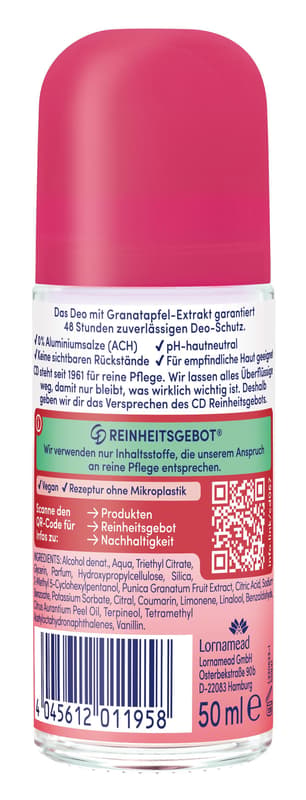 CD DEO ROLL-ON GRANATAPFEL