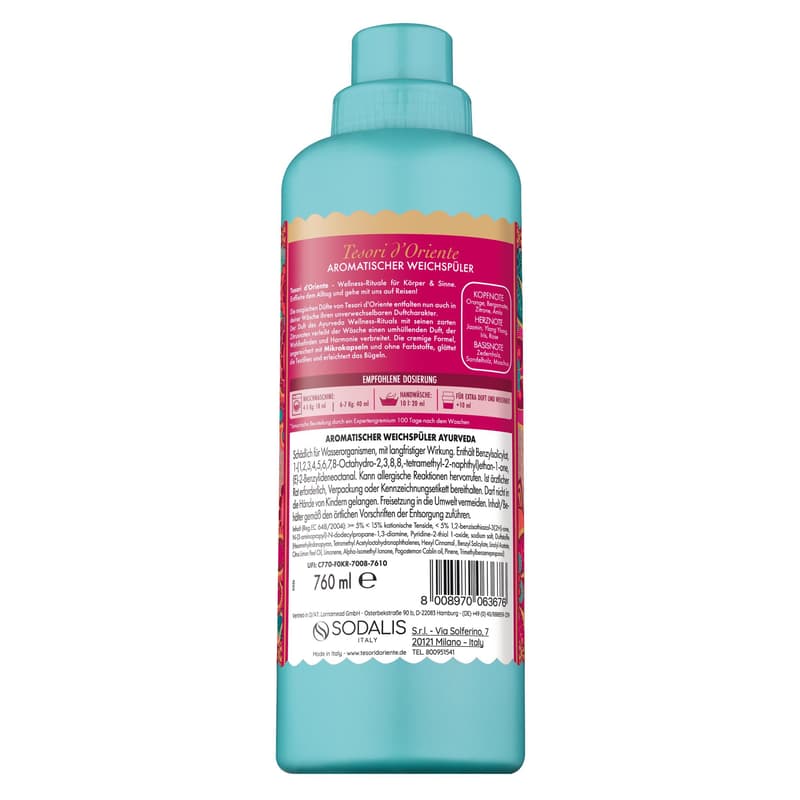 TDO WEICHSPÜLER AYURVEDA 760ML