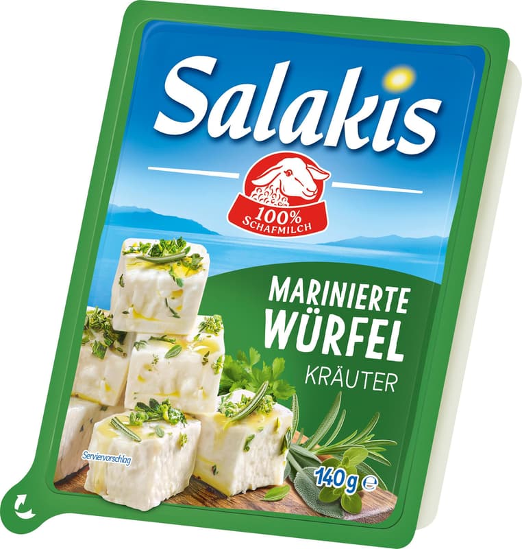 Salakis marinated herb cubes