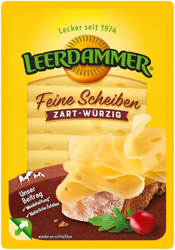 Leerdammer Fine Slices, Mildly Spicy