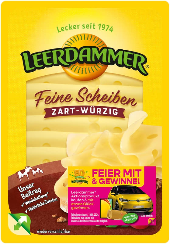 Leerdammer Fine Slices, Mildly Spicy