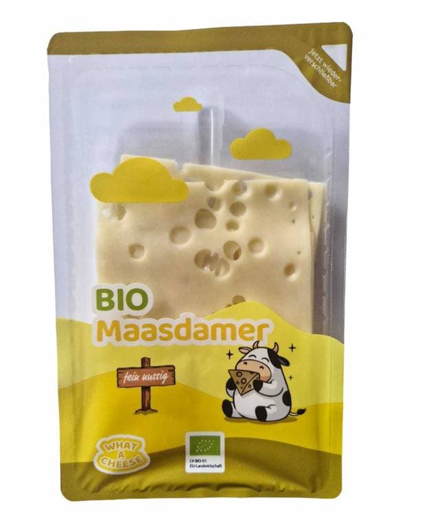 What a Cheese Bio Maasdamer Scheiben