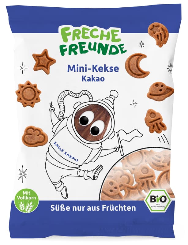 	Freche Freunde Organic Mini Cookies, Cocoa