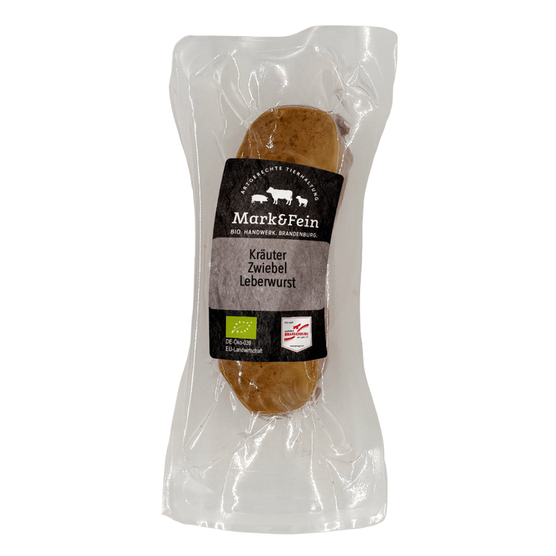Mark&Fein BIO Kräuterzwiebelleberwurst SB