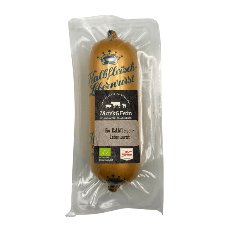 Mark&Fein BIO Kalbfleischleberwurst 210g SB