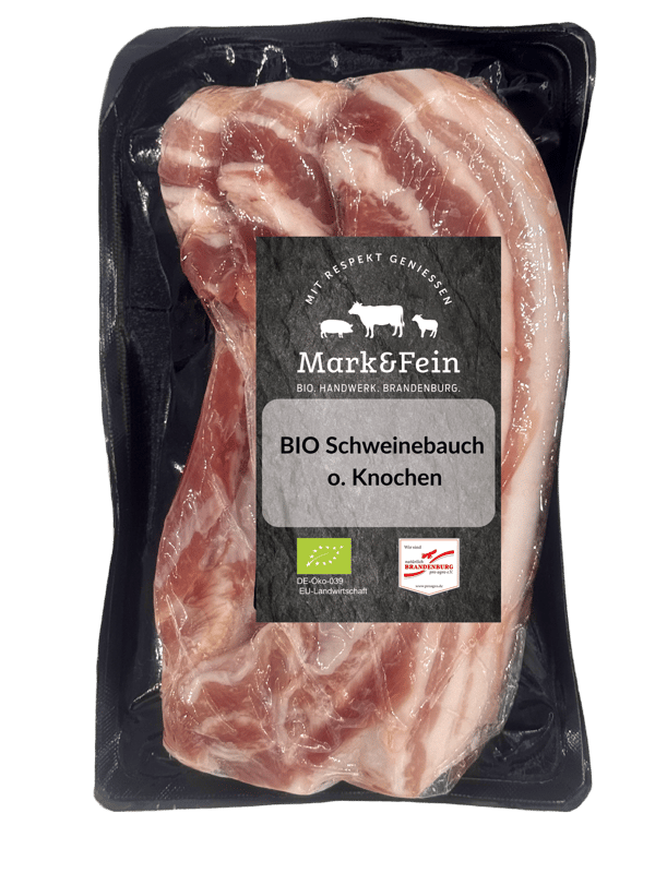 Mark&Fein Organic Pork Belly or Bone 3 Sch. SB