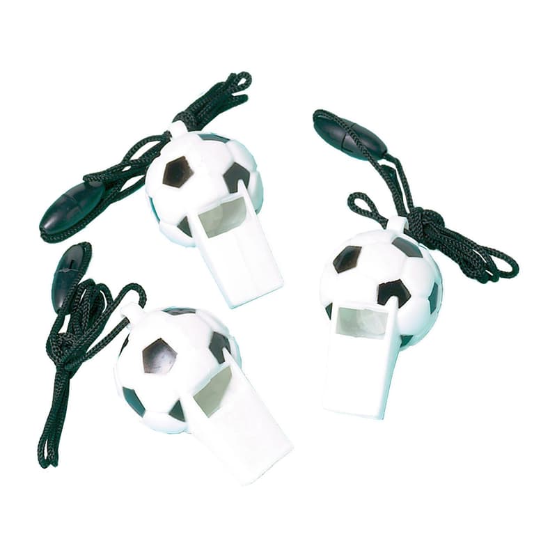 Riethmüller whistles soccer ball black/white 12pcs