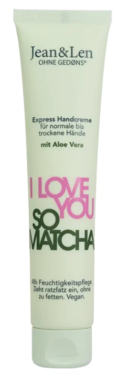 Jean&Len Matcha Hand Cream So Matcha