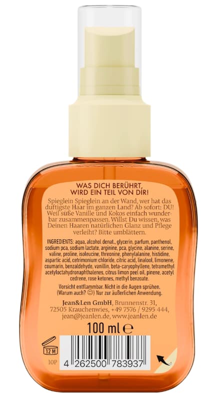 Jean&Len Hair Perfume you’re my coco vanilla