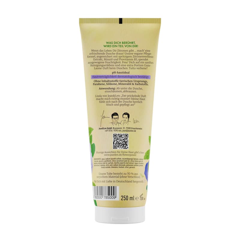 Jean&Len Shower Gel Lemon Verbena Mint