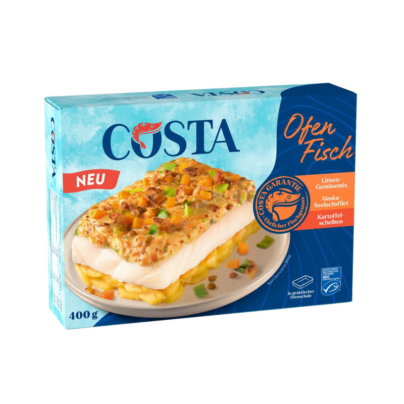 Costa MSC Ovenfish Lentil Mix Sea Salmon