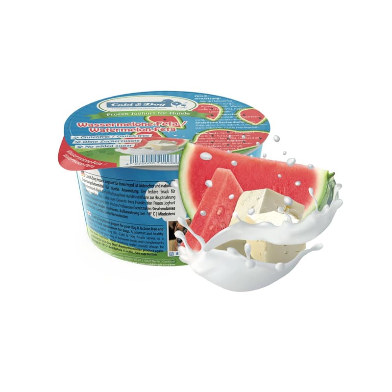 Cold & Dog Frozen Joghurt – Hundeeis mit Wassermelone & Feta