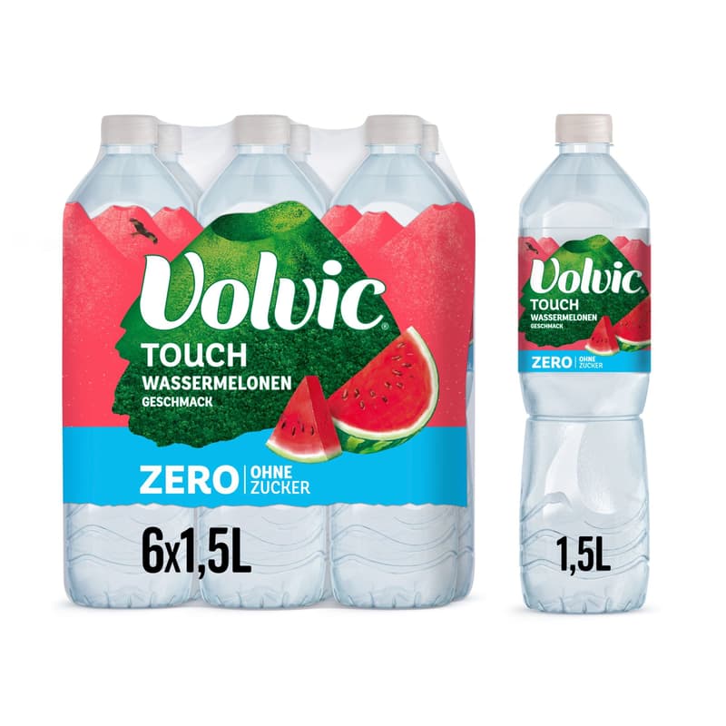 Volvic Touch Zero Watermelon 6x1.5 l PET (DISPOSABLE)