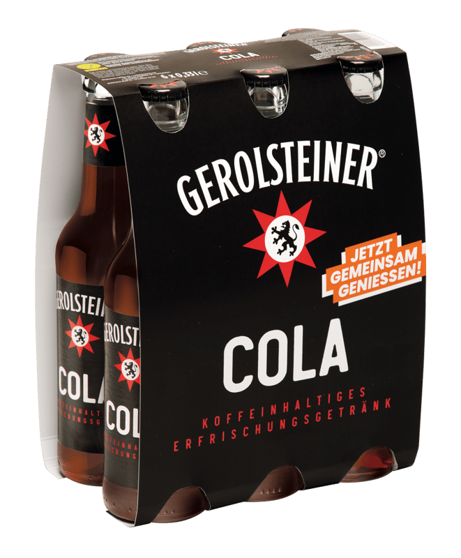 Gerolsteiner Cola 6x0.33l Glass MW Sixpack