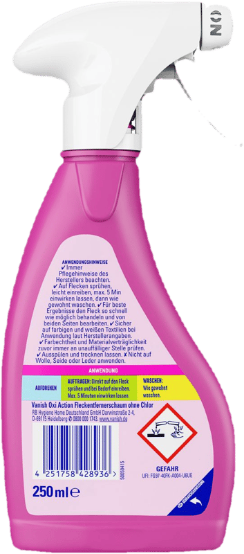 Vanish Oxi Action Fleckentfernerschaum 250ml