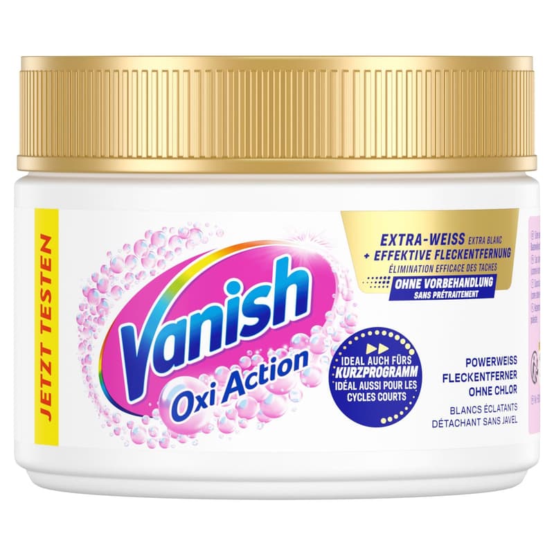 Vanish Oxi Action Powerwhites stain remover without chlorine 12x250 g
