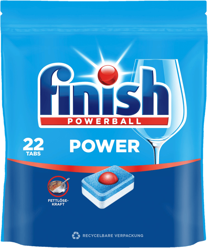 Finish Power Fresh dishwasher tablets, 22 tablets