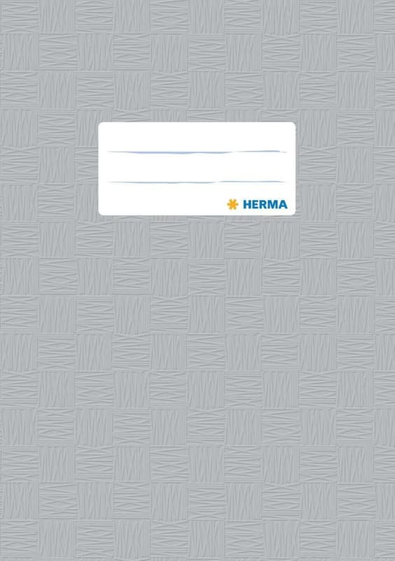 HERMA Heftschoner gedeckt grau DIN A5