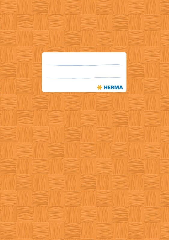 HERMA Heftschoner gedeckt orange DIN A5