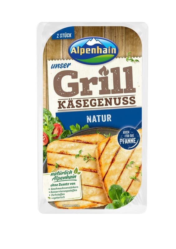 Alpenhain Grillkäse Natur (2x75g)