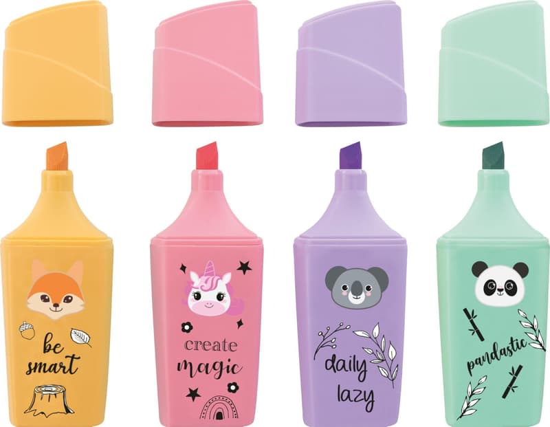 Eberhard Faber Textmarkeretui Mini Animal Pastell