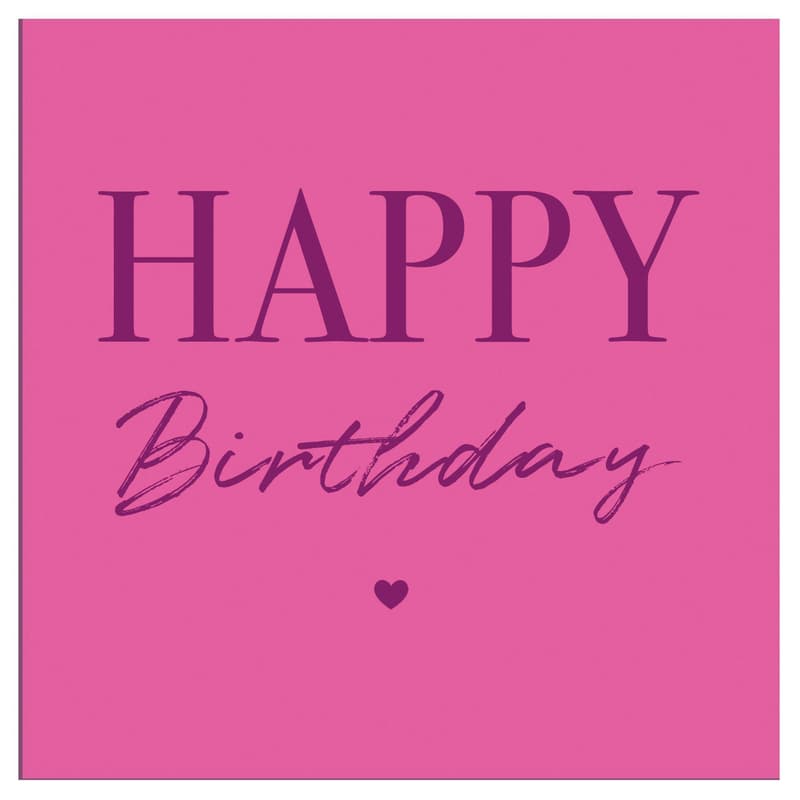 Napkin 25x25 cm "Graphic Birthday, Hydrangea"