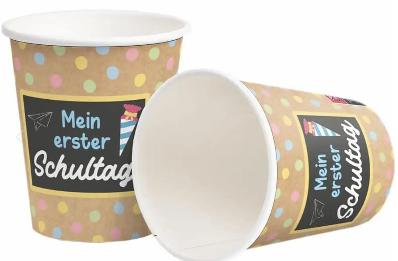 Paper cups “My 1st Day of School” 250 ml, 10 pieces