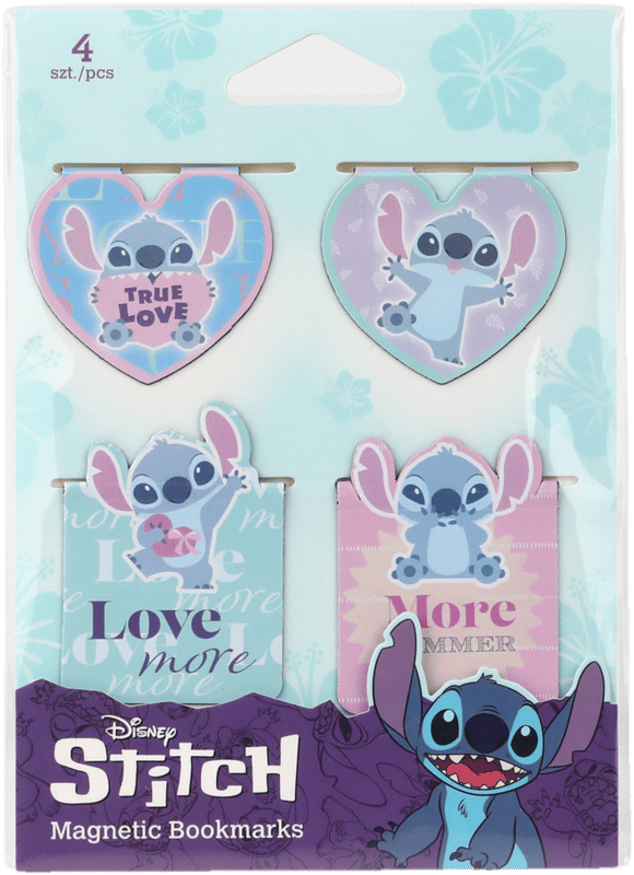 CoolPack Lesezeichen Disney Stitch magnetisch Love Mix 2 4 Stück
