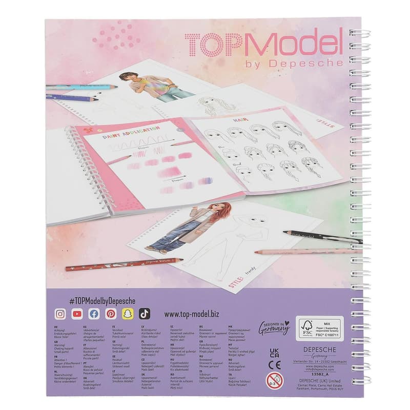 DEPESCHE TOPModel Malbuch