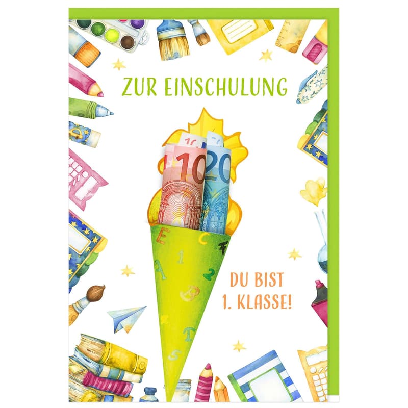 Greeting Card 11.5x17 cm "School Enrollment"