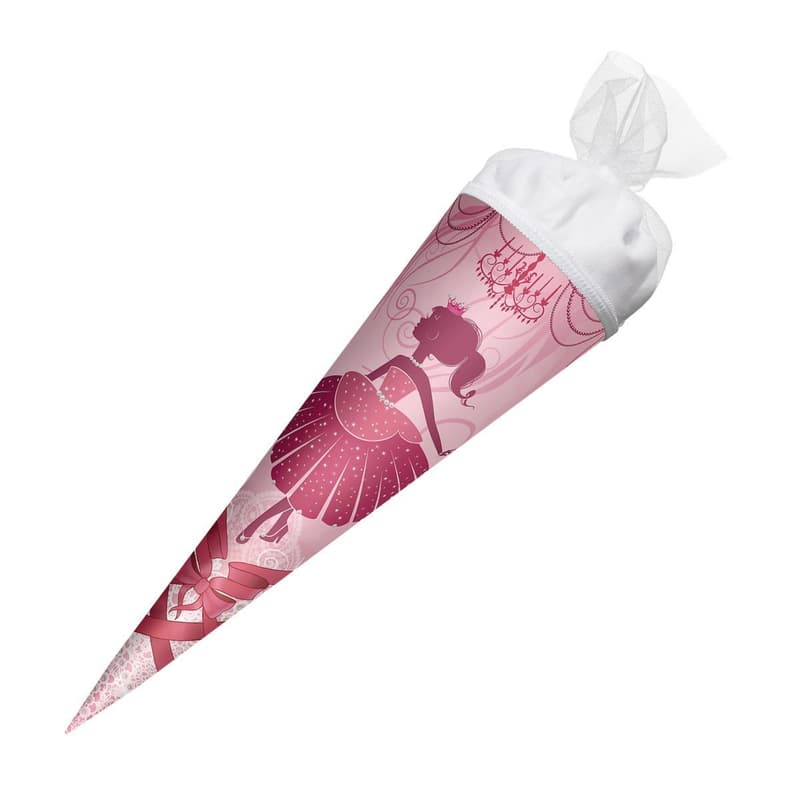 Roth Schultüte Ballerina rund Tüllverschluss 35cm