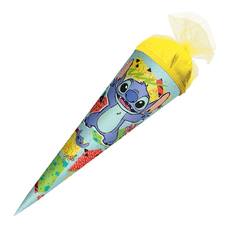 Roth Schultüte Disney Stitch rund Tüllverschluss 22cm