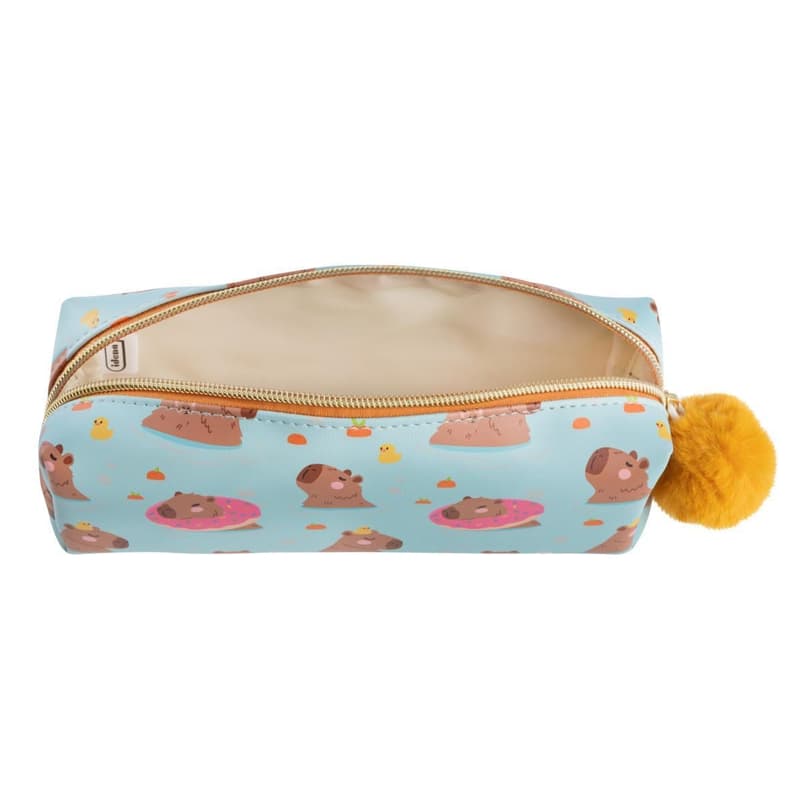 Idena pencil case Capybara blue 205x60x70mm