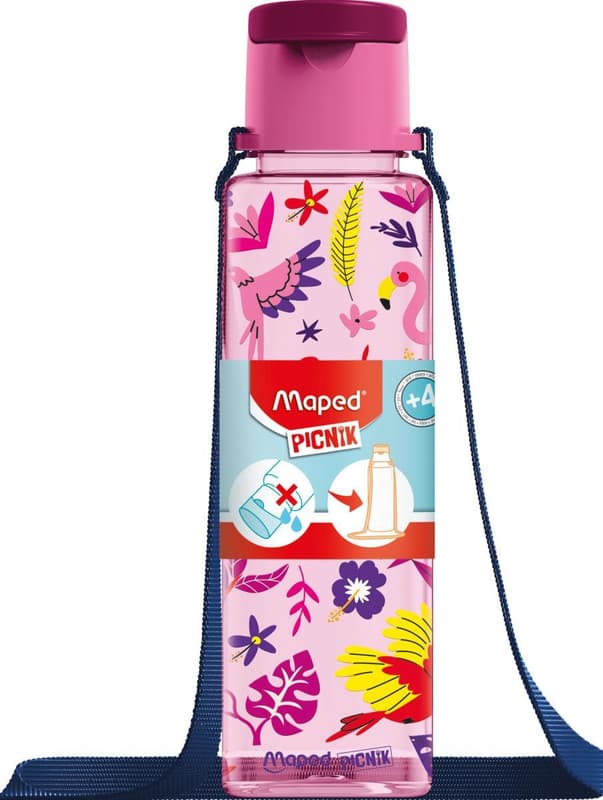 Maped Trinkflasche ACCESS Tropical Birds pink 500ml