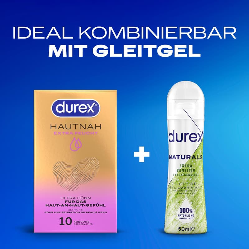 Durex Hautnah Extra Feucht 10 Stück