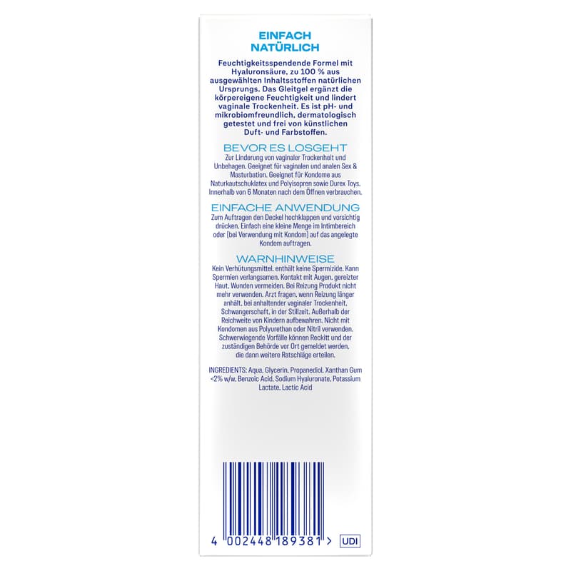 Durex Naturals Extra Moisture 50ml