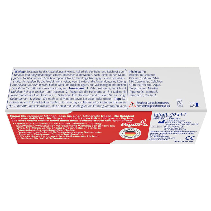 Kukident Adhesive Protection Adhesive Cream 40 g