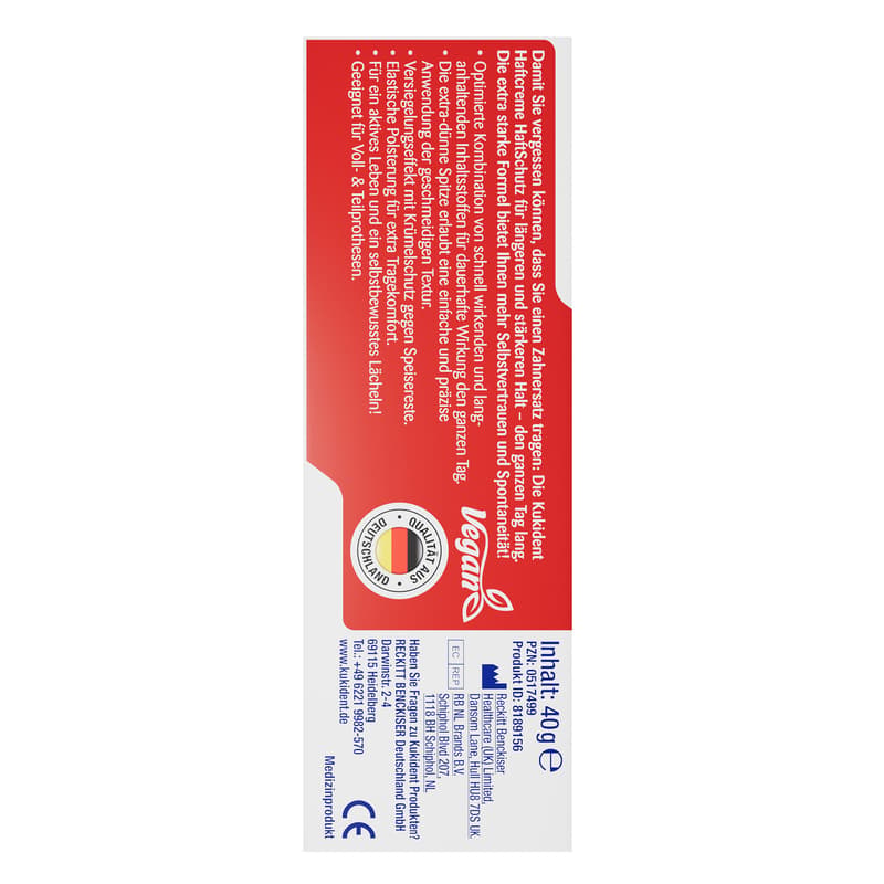 Kukident Adhesive Protection Adhesive Cream 40 g