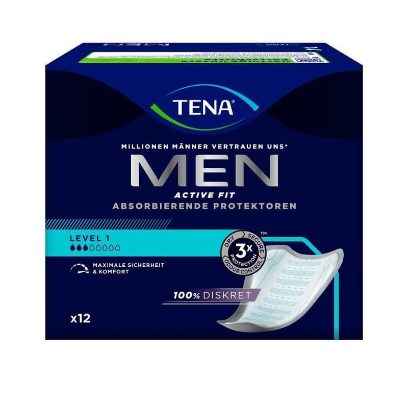 Tena Men Active Fit Level 1 12 Pads