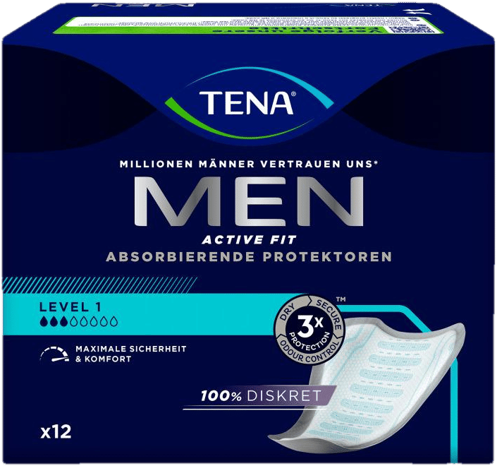 Tena Men Active Fit Level 1 12 Pads