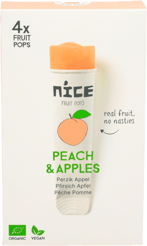 NICE BIO Eis Pfirsich Apfel