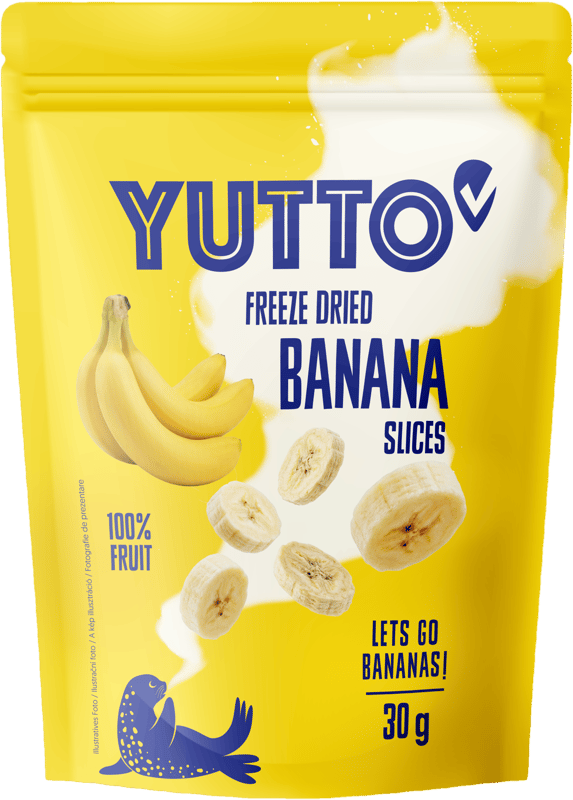 Yutto Banane gefriergetrocknet