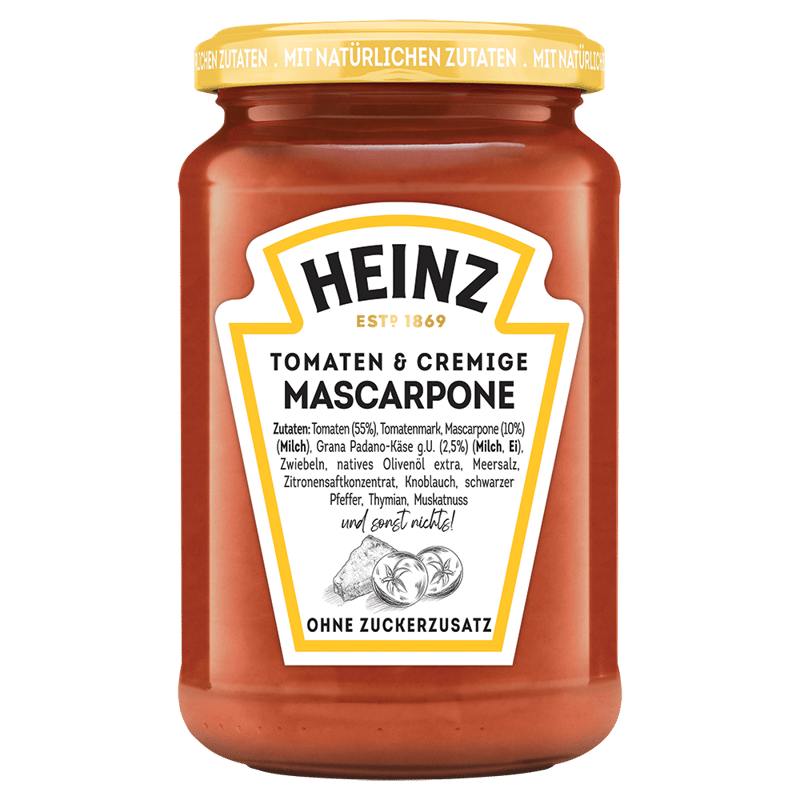 Heinz Tomato Sauce with Mascarpone