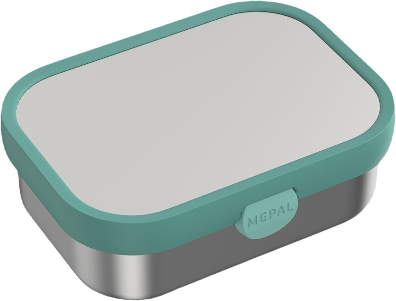 Campus Edelstahl Bento Brotdose mit Gabel - Cool mint