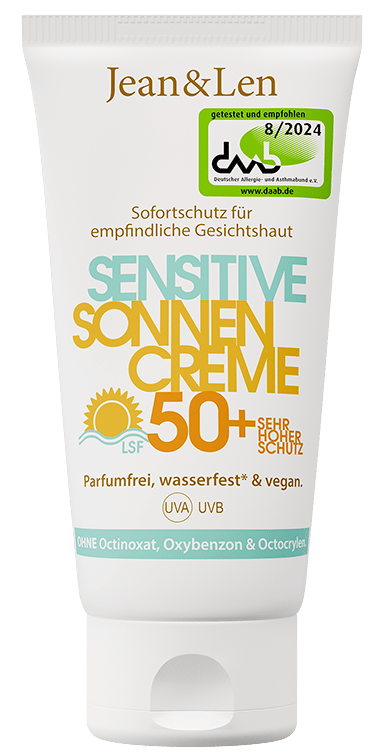 Jean&Len Sensitive Face Sunscreen SPF 50+