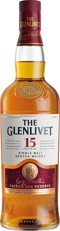 The Glenlivet 15 Year Old 40% Vol. 0. 7 L