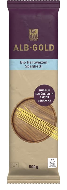 ALB-GOLD BIO Hartweizen Pasta Spaghetti