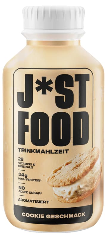JUST FOOD Cookies & Cream 500ml (DISPOSABLE)